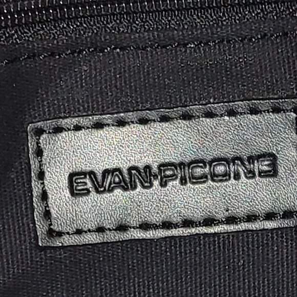 EVAN PICONE Black Velvet and Python Gray Bag - Picture 10 of 11